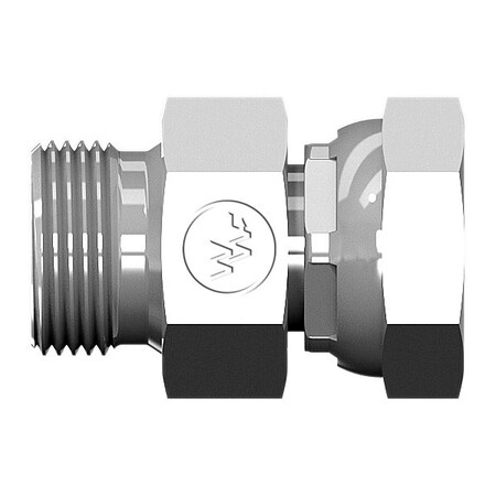 Male British Standard Pipe Parallel to Female British Standard Pipe Parallel Swivel Straight